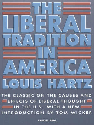 cover image of The Liberal Tradition in America